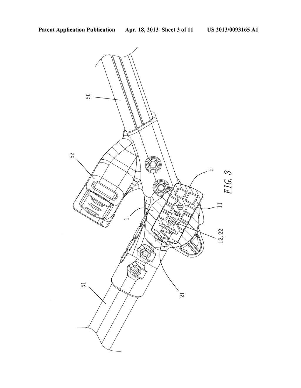 Folding Joint of Golf Bag Cart - diagram, schematic, and image 04