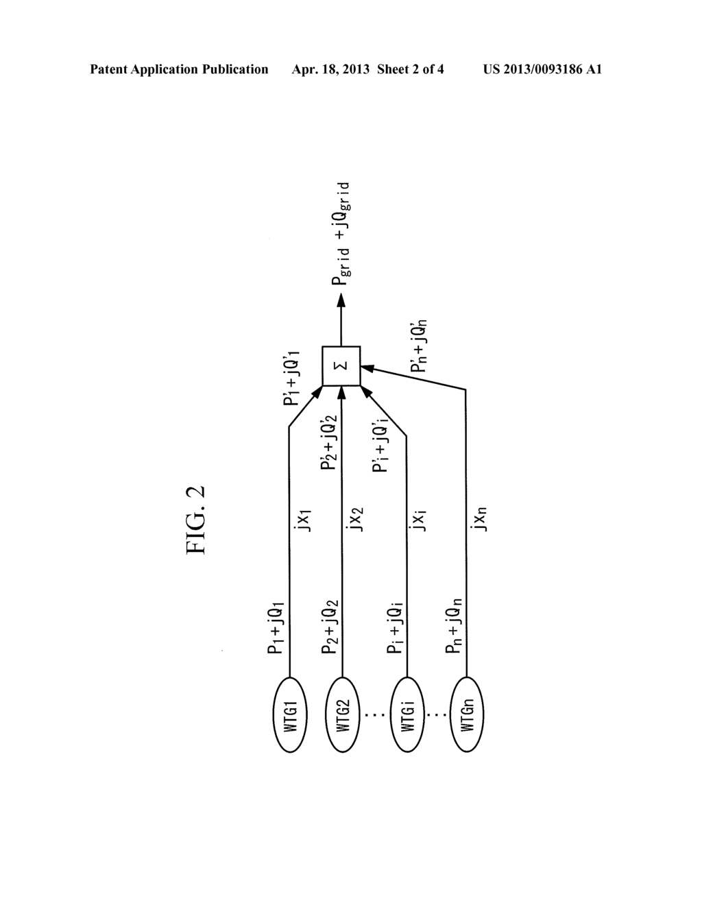 WIND-POWER GENERATION SYSTEM AND OPERATION CONTROL METHOD THEREFOR - diagram, schematic, and image 03