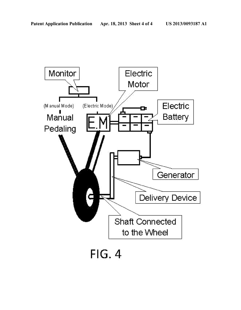 METHOD FOR GENERATING ADDITIONAL ELECTRIC ENERGY IN ELECTRIC BICYCLES - diagram, schematic, and image 05