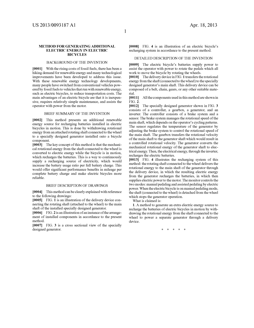 METHOD FOR GENERATING ADDITIONAL ELECTRIC ENERGY IN ELECTRIC BICYCLES - diagram, schematic, and image 06