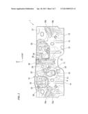 VEHICLE BODY FRONT STRUCTURE diagram and image