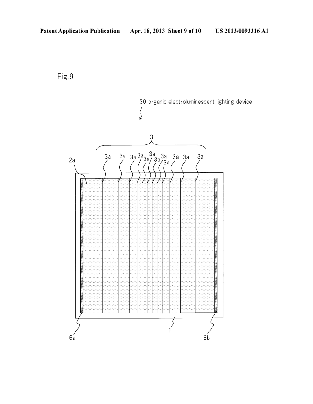 ORGANIC ELECTROLUMINESCENT LIGHTING DEVICE - diagram, schematic, and image 10