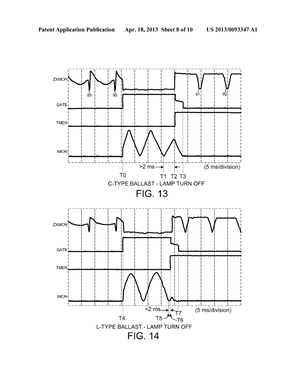 Alternating Turn Off Timing Of A Fluorescent Lamp Starter Unit - diagram, schematic, and image 09