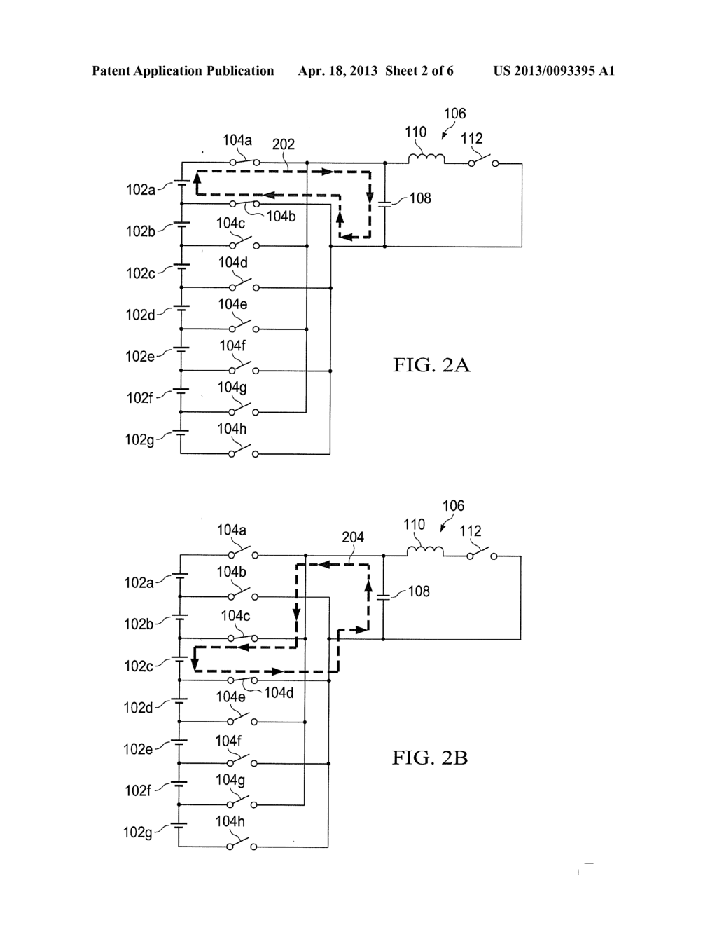 Capacitor-based active balancing for batteries and other power supplies - diagram, schematic, and image 03