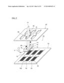 CONNECTING DEVICE, SEMICONDUCTOR WAFER TEST APPARATUS COMPRISING SAME, AND     CONNECTING METHOD diagram and image