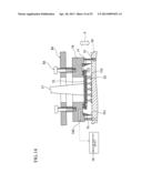 CONNECTING DEVICE, SEMICONDUCTOR WAFER TEST APPARATUS COMPRISING SAME, AND     CONNECTING METHOD diagram and image