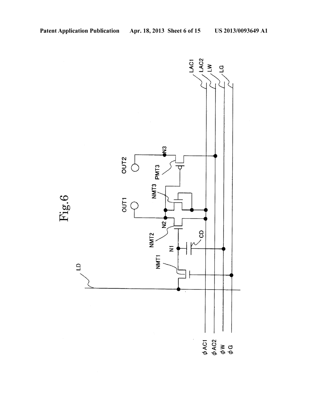 LATCH CIRCUIT AND DISPLAY DEVICE - diagram, schematic, and image 07