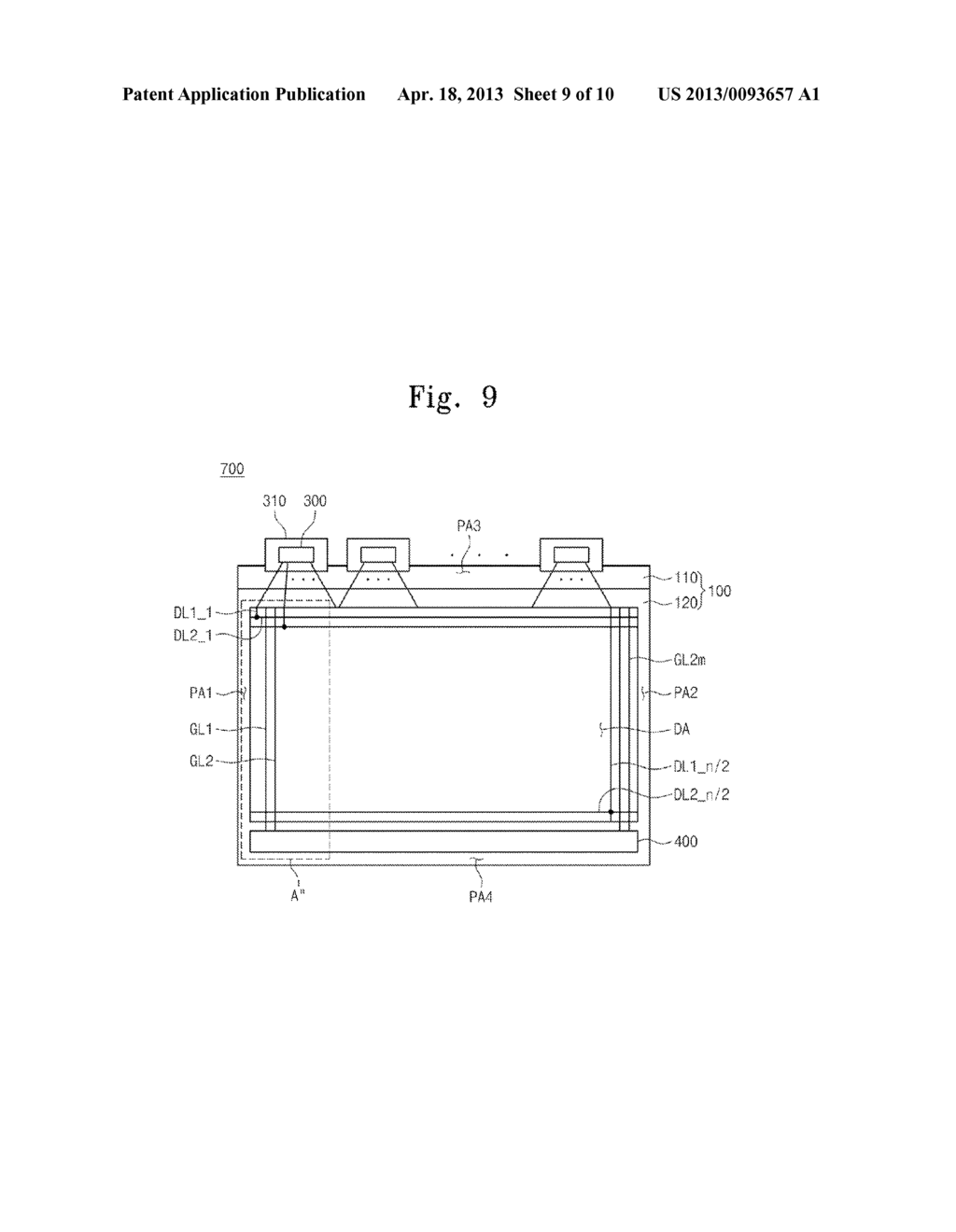 LIQUID CRYSTAL DISPLAY HAVING MINIMIZED BEZEL AREA - diagram, schematic, and image 10