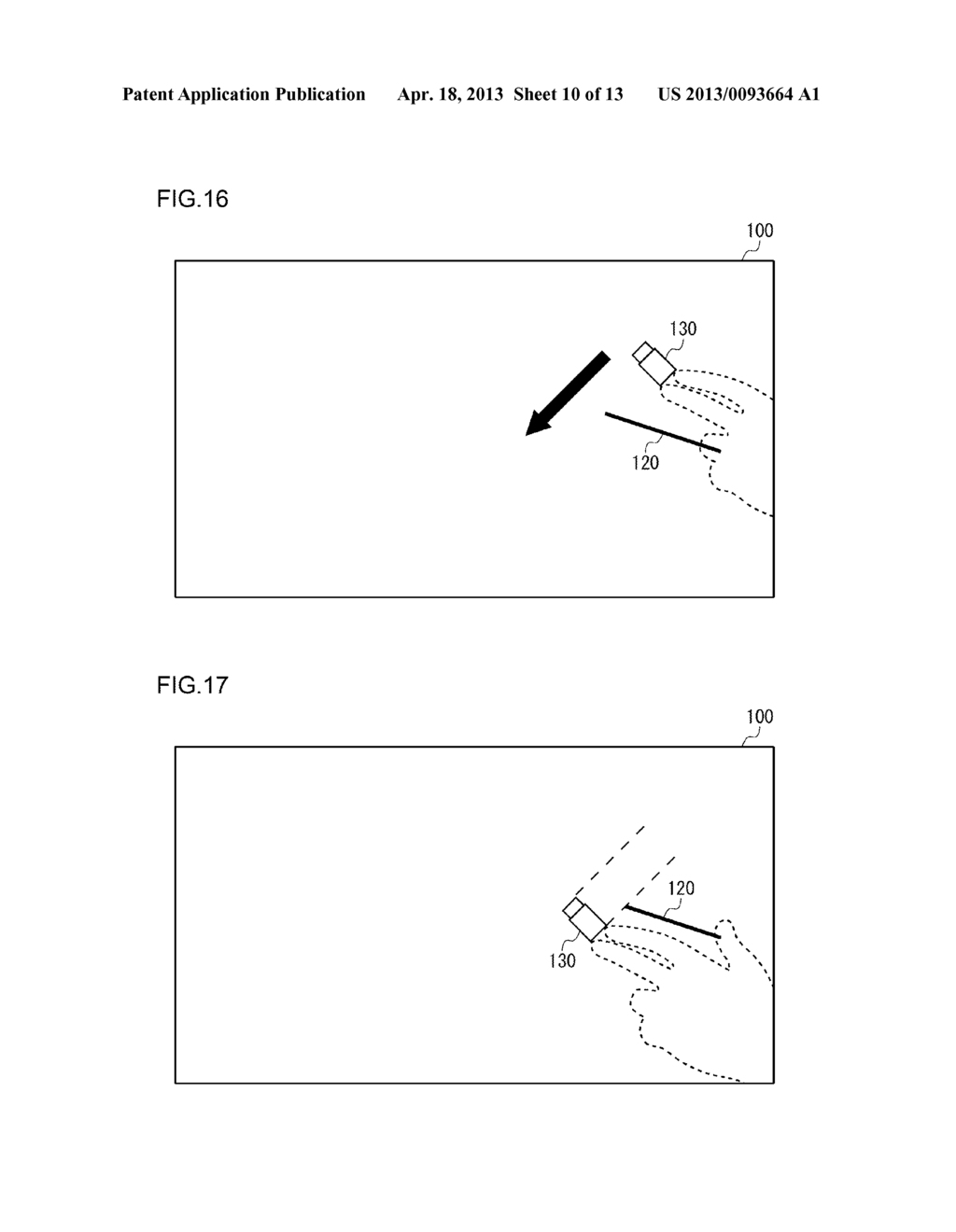 DRAWING DEVICE, DRAWING CONTROL METHOD, AND DRAWING CONTROL PROGRAM FOR     DRAWING GRAPHICS IN ACCORDANCE WITH INPUT THROUGH INPUT DEVICE THAT     ALLOWS FOR INPUT AT MULTIPLE POINTS - diagram, schematic, and image 11