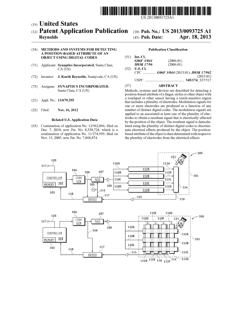 METHODS AND SYSTEMS FOR DETECTING A POSITION-BASED ATTRIBUTE OF AN OBJECT     USING DIGITAL CODES - diagram, schematic, and image 01