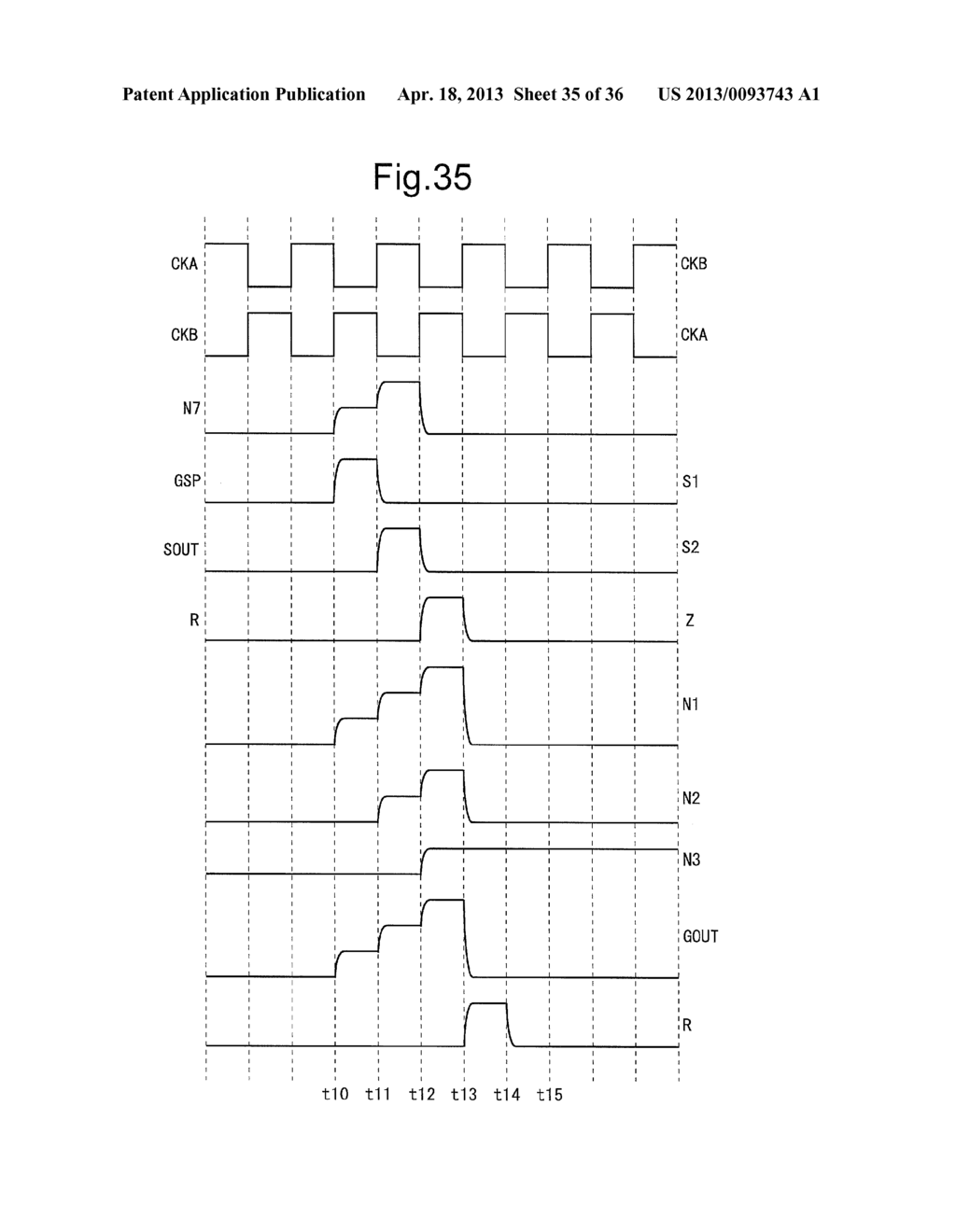 SCANNING SIGNAL LINE DRIVE CIRCUIT AND DISPLAY DEVICE PROVIDED WITH SAME - diagram, schematic, and image 36