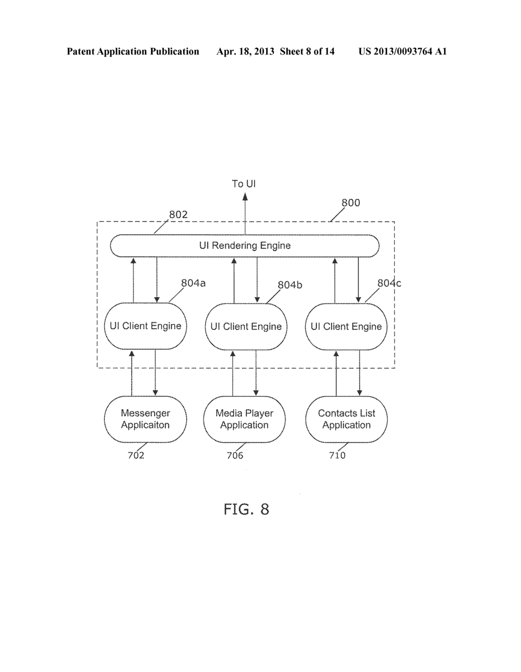 METHOD OF ANIMATING A REARRANGEMENT OF UI ELEMENTS ON A DISPLAY SCREEN OF     AN ELECTRONIC DEVICE - diagram, schematic, and image 09