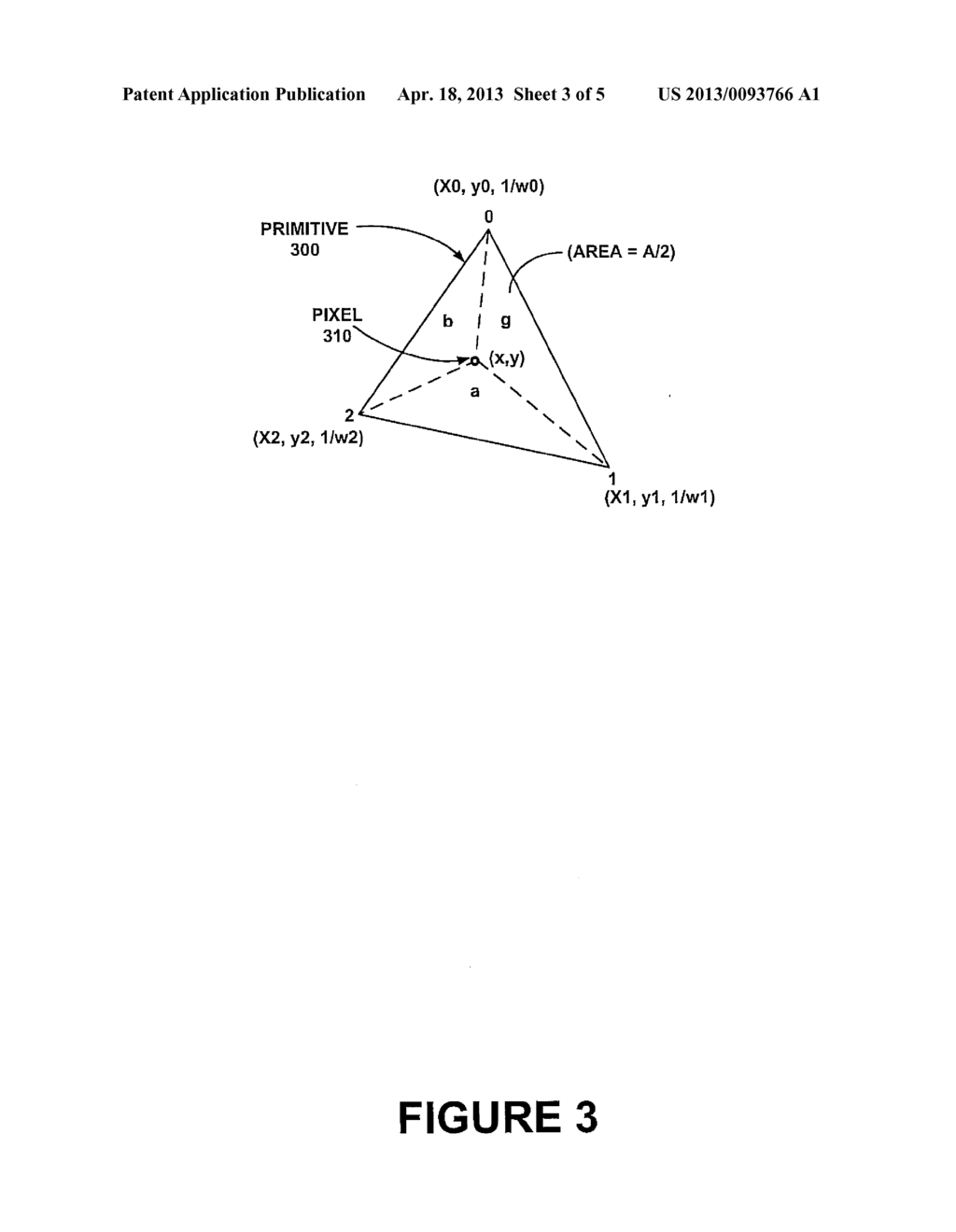 INTERPOLATION OF VERTEX ATTRIBUTES IN A GRAPHICS PROCESSOR - diagram, schematic, and image 04