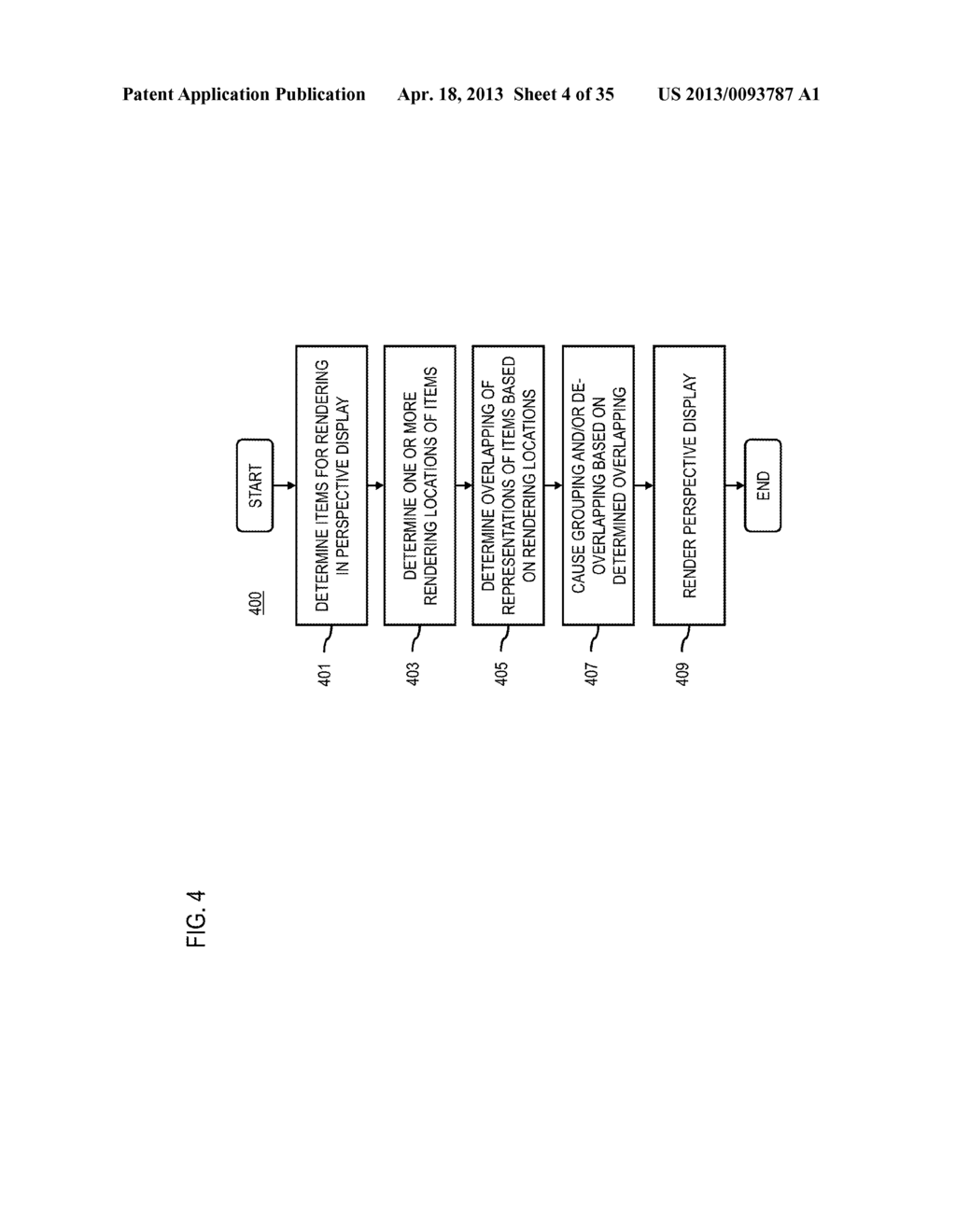 METHOD AND APPARATUS FOR GROUPING AND DE-OVERLAPPING ITEMS IN A USER     INTERFACE - diagram, schematic, and image 05