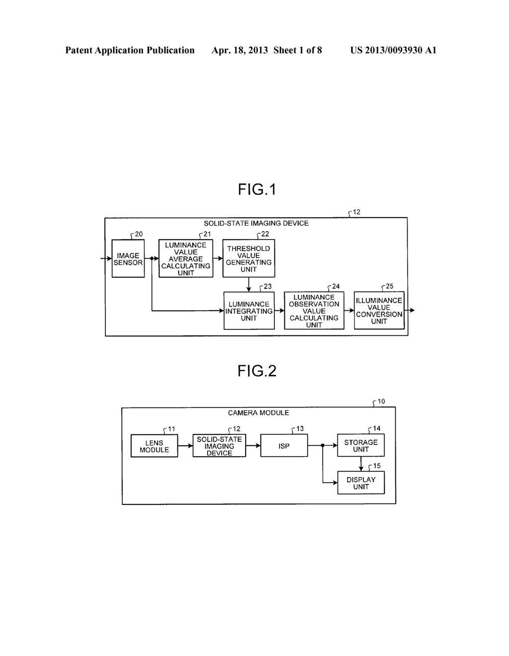 SOLID-STATE IMAGING DEVICE, CAMERA MODULE, AND ILLUMINANCE DETECTION     METHOD - diagram, schematic, and image 02