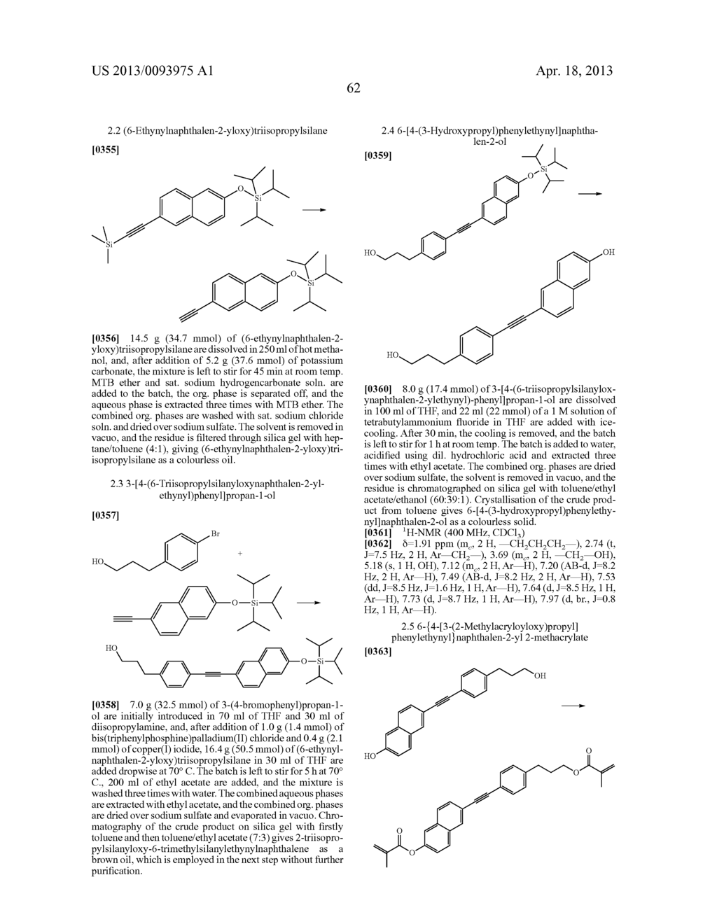 POLYMERIZABLE COMPOUNDS AND USE THEREOF IN LIQUID CRYSTAL DISPLAYS - diagram, schematic, and image 63