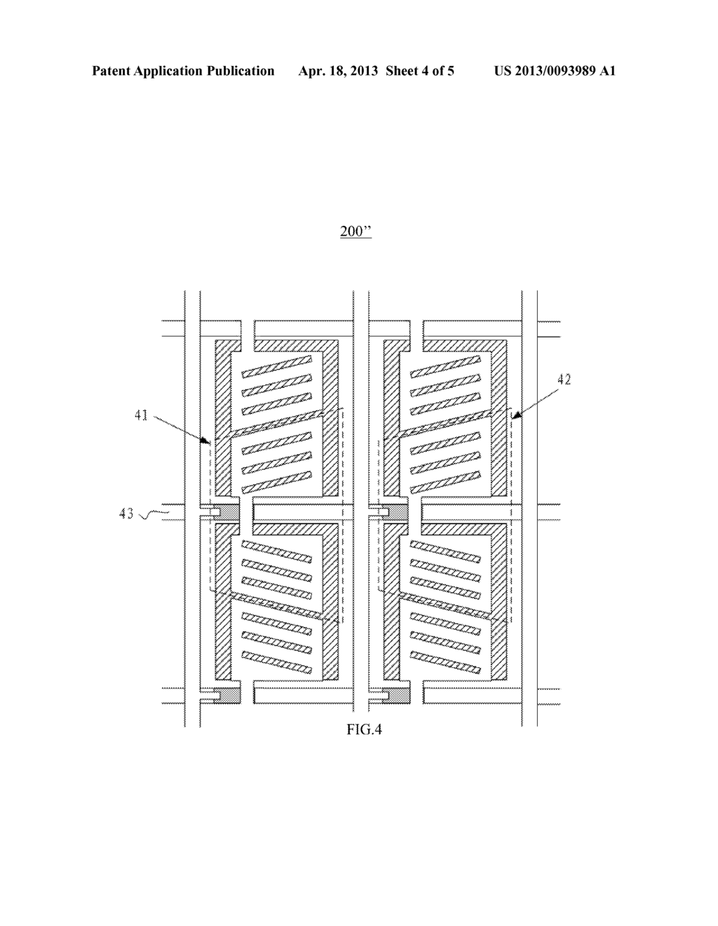 ARRAY SUBSTRATE, LIQUID CRYSTAL PANEL AND DISPLAY DEVICE - diagram, schematic, and image 05