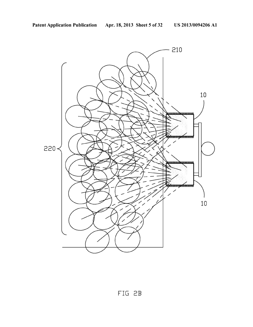 METHOD, SYSTEM AND APPARATUS FOR HIGHLY CONTROLLED LIGHT DISTRIBUTION FROM     LIGHT FIXTURE USING MULTIPLE LIGHT SOURCES (LEDS) - diagram, schematic, and image 06