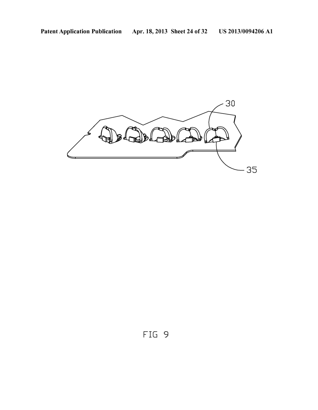 METHOD, SYSTEM AND APPARATUS FOR HIGHLY CONTROLLED LIGHT DISTRIBUTION FROM     LIGHT FIXTURE USING MULTIPLE LIGHT SOURCES (LEDS) - diagram, schematic, and image 25