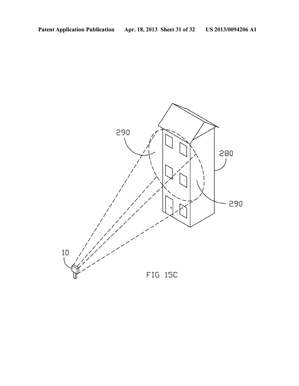 METHOD, SYSTEM AND APPARATUS FOR HIGHLY CONTROLLED LIGHT DISTRIBUTION FROM     LIGHT FIXTURE USING MULTIPLE LIGHT SOURCES (LEDS) - diagram, schematic, and image 32