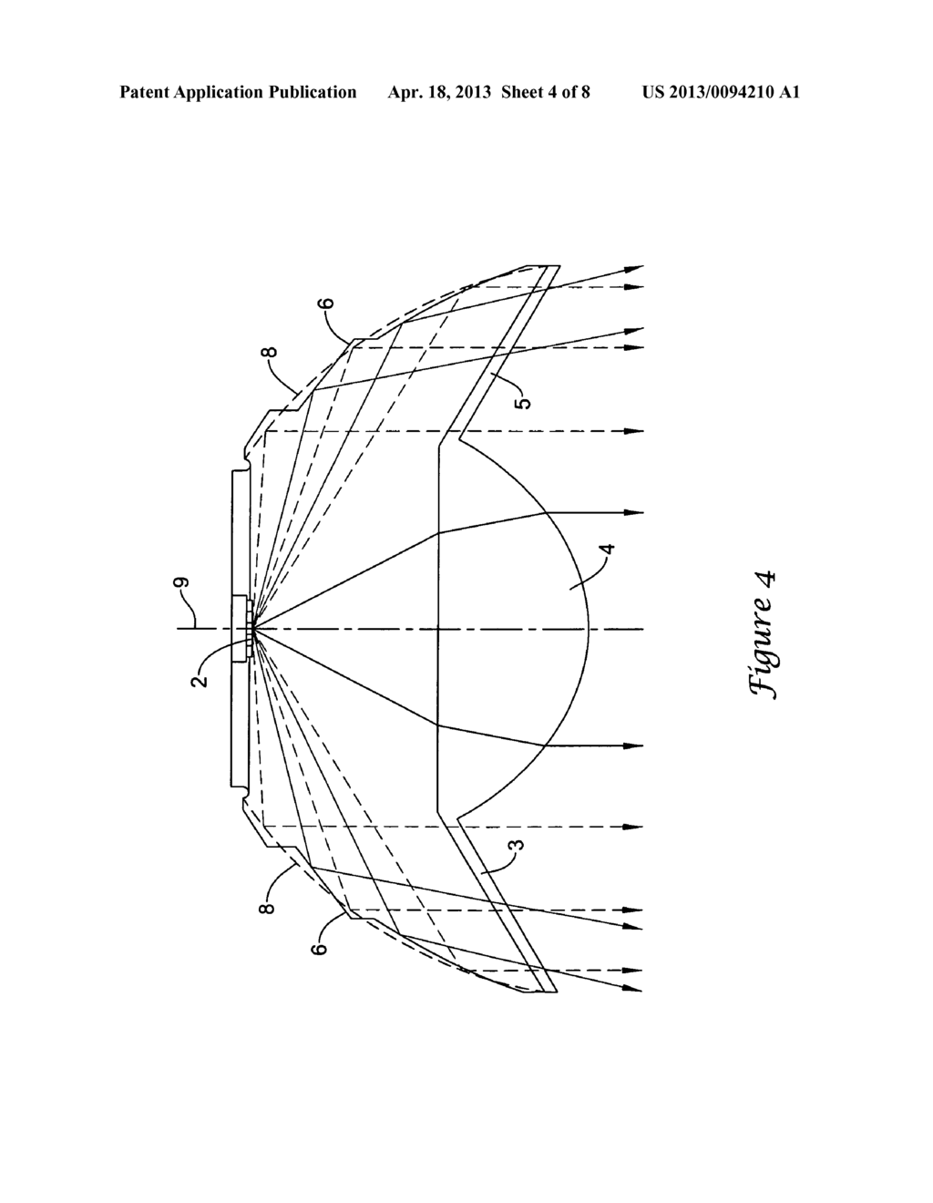 Combination optics light emitting diode landing light - diagram, schematic, and image 05