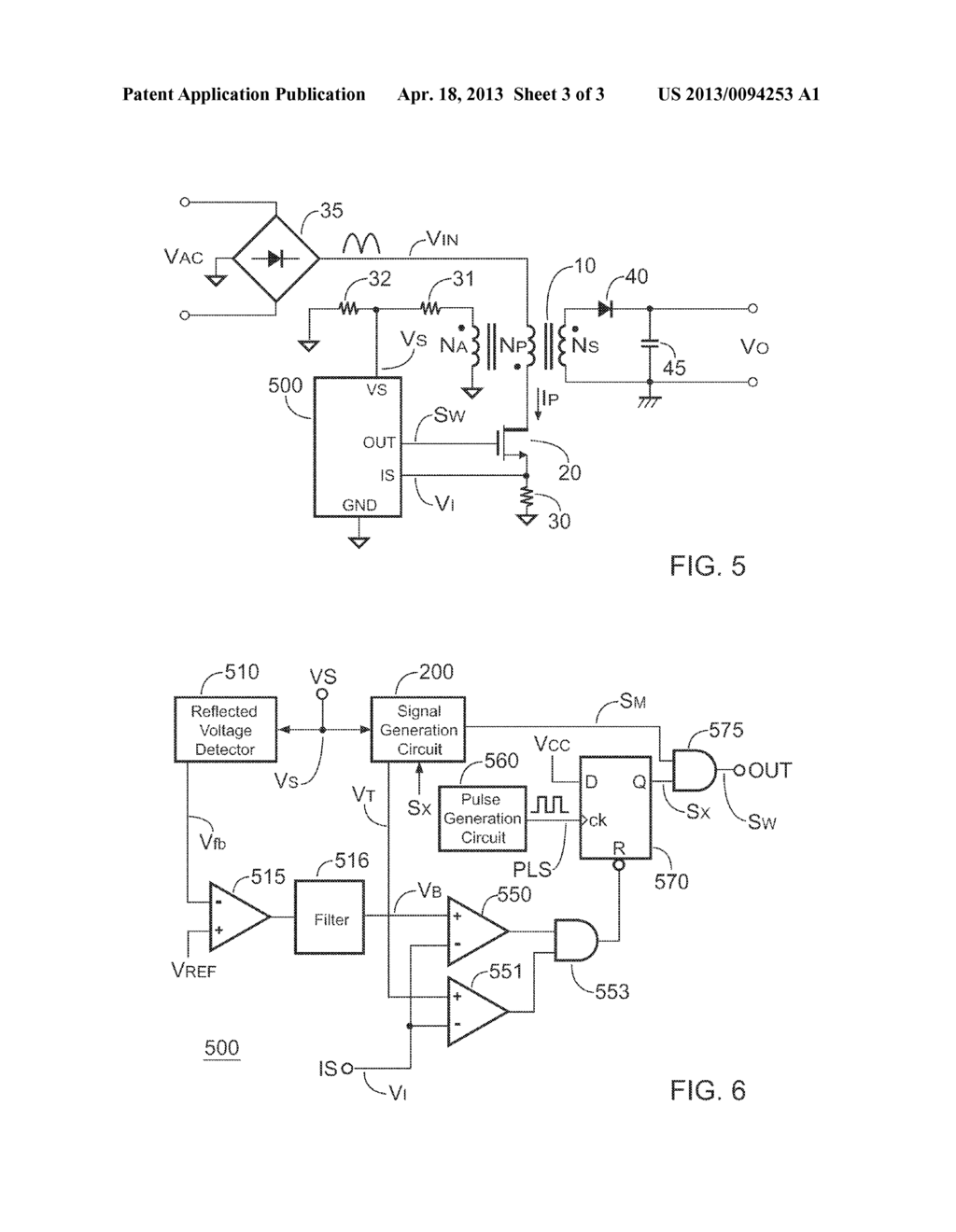 Control Circuit for Offline Power Converter without Input Capacitor - diagram, schematic, and image 04