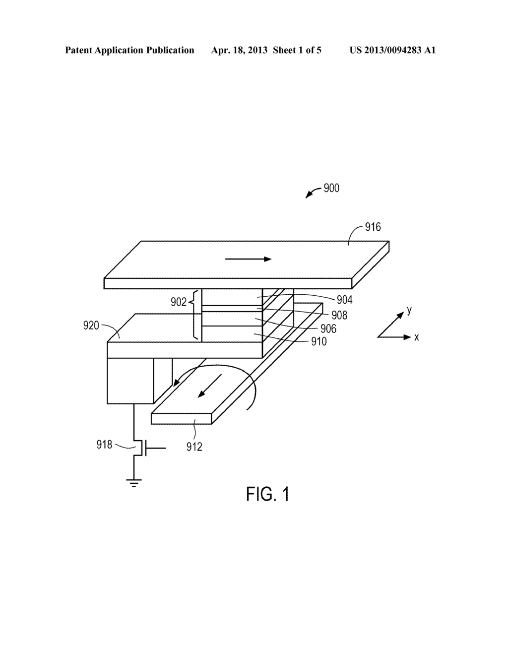 Apparatus, System, and Method for Writing Multiple Magnetic Random Access     Memory Cells with a Single Field Line - diagram, schematic, and image 02