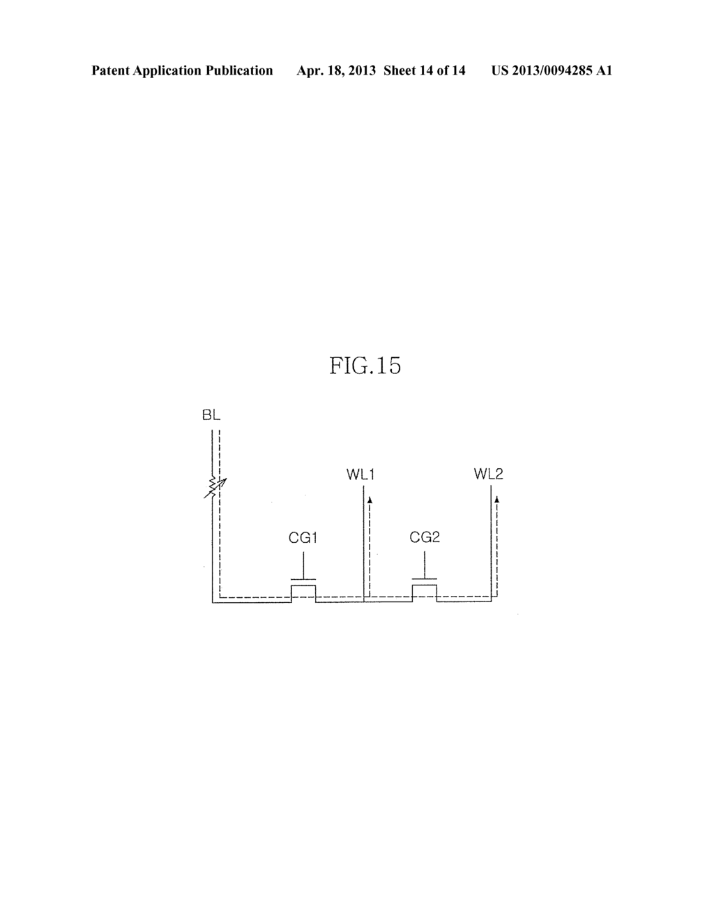 PHASE CHANGE MEMORY DEVICE HAVING MULTI-LEVEL AND METHOD OF DRIVING THE     SAME - diagram, schematic, and image 15