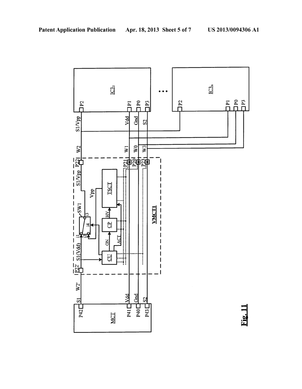 INTEGRATED CIRCUIT COMPRISING A NON-DEDICATED TERMINAL FOR RECEIVING AN     ERASE PROGRAM HIGH VOLTAGE - diagram, schematic, and image 06