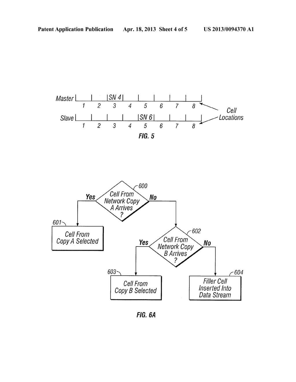 Methods and Apparatus for Selecting the Better Cell From Redundant Streams     Within A Cell-Oriented Environment. - diagram, schematic, and image 05