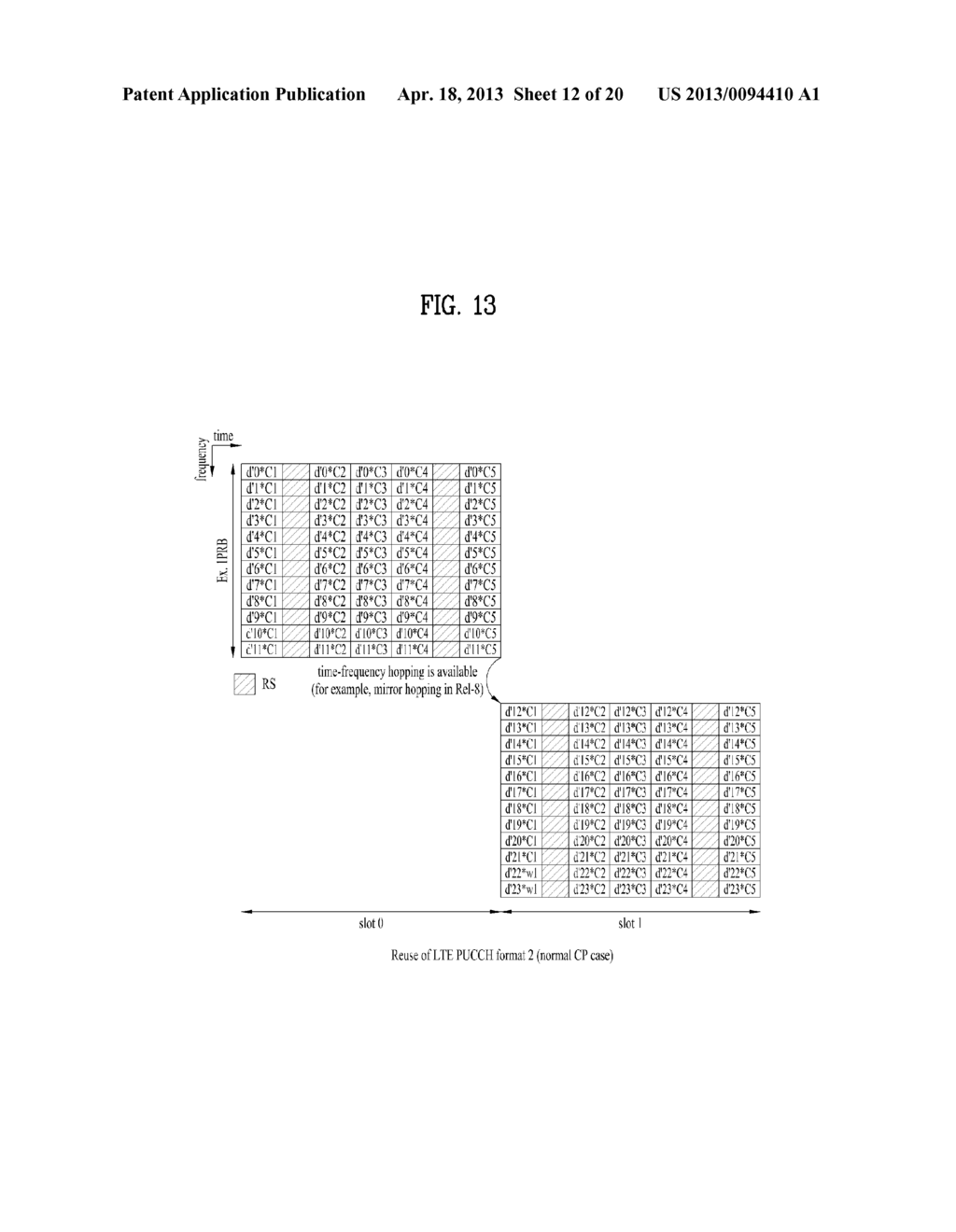 METHOD AND APPARATUS FOR TRANSMITTING CONTROL INFORMATION - diagram, schematic, and image 13