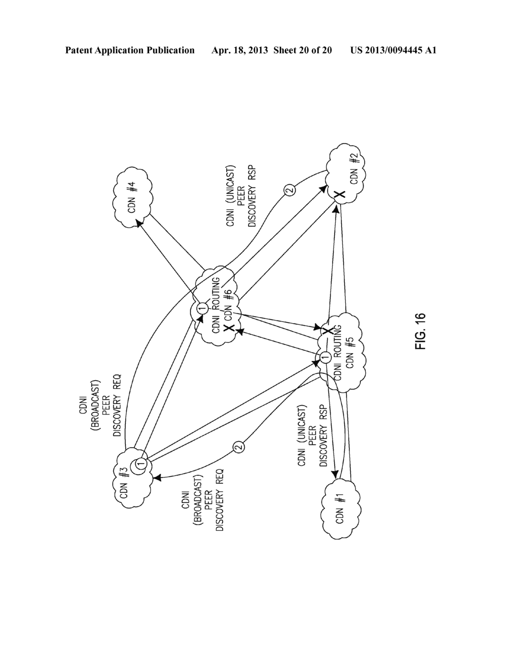 METHOD AND APPARATUS FOR PROVIDING INTERFACING BETWEEN CONTENT DELIVERY     NETWORKS - diagram, schematic, and image 21