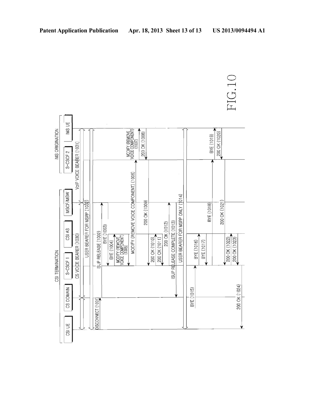 Method And Apparatus For Interworking Voice And Multimedia Services     Between CSI Terminal And IMS Terminal - diagram, schematic, and image 14