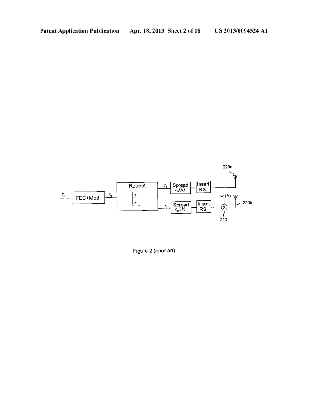 Transmit Diversity Using Low Code Rate Spatial Multiplexing - diagram, schematic, and image 03