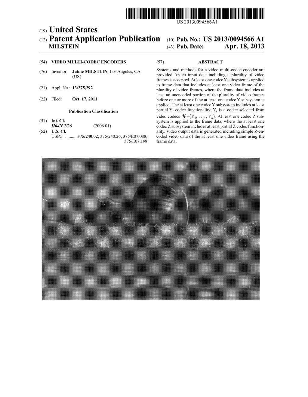 VIDEO MULTI-CODEC ENCODERS - diagram, schematic, and image 01