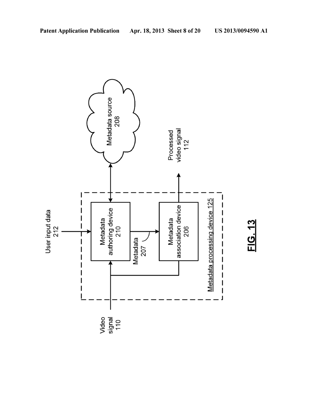 VIDEO DECODING DEVICE FOR EXTRACTING EMBEDDED METADATA AND METHODS FOR USE     THEREWITH - diagram, schematic, and image 09