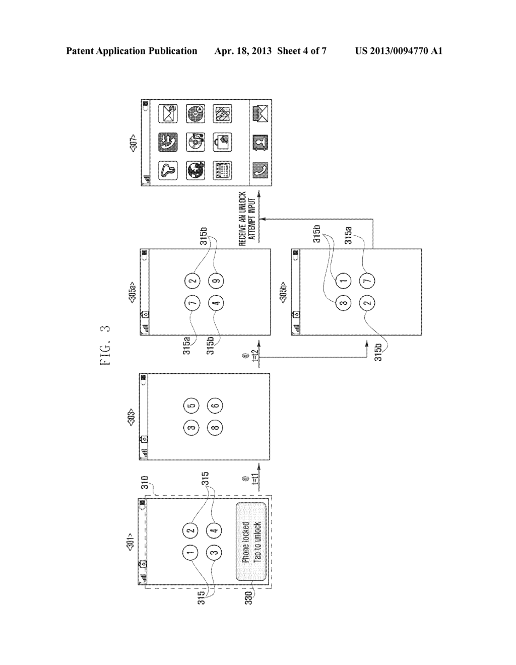 SYSTEM AND METHOD FOR DYNAMICALLY UNLOCKING MOBILE DEVICE - diagram, schematic, and image 05