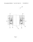 DEVICE FOR SUPPLYING A FLUID INTO A ROLLING CHAMBER OF A ROLLING-ELEMENT     BEARING diagram and image