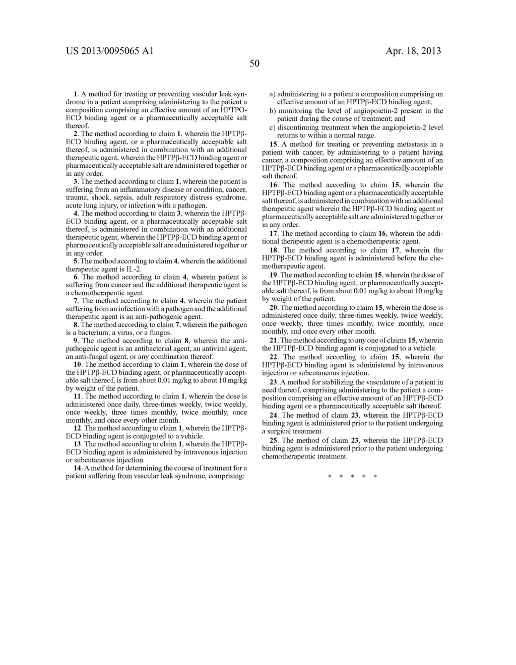 Methods for Treating Vascular Leak Syndrome and Cancer - diagram, schematic, and image 58