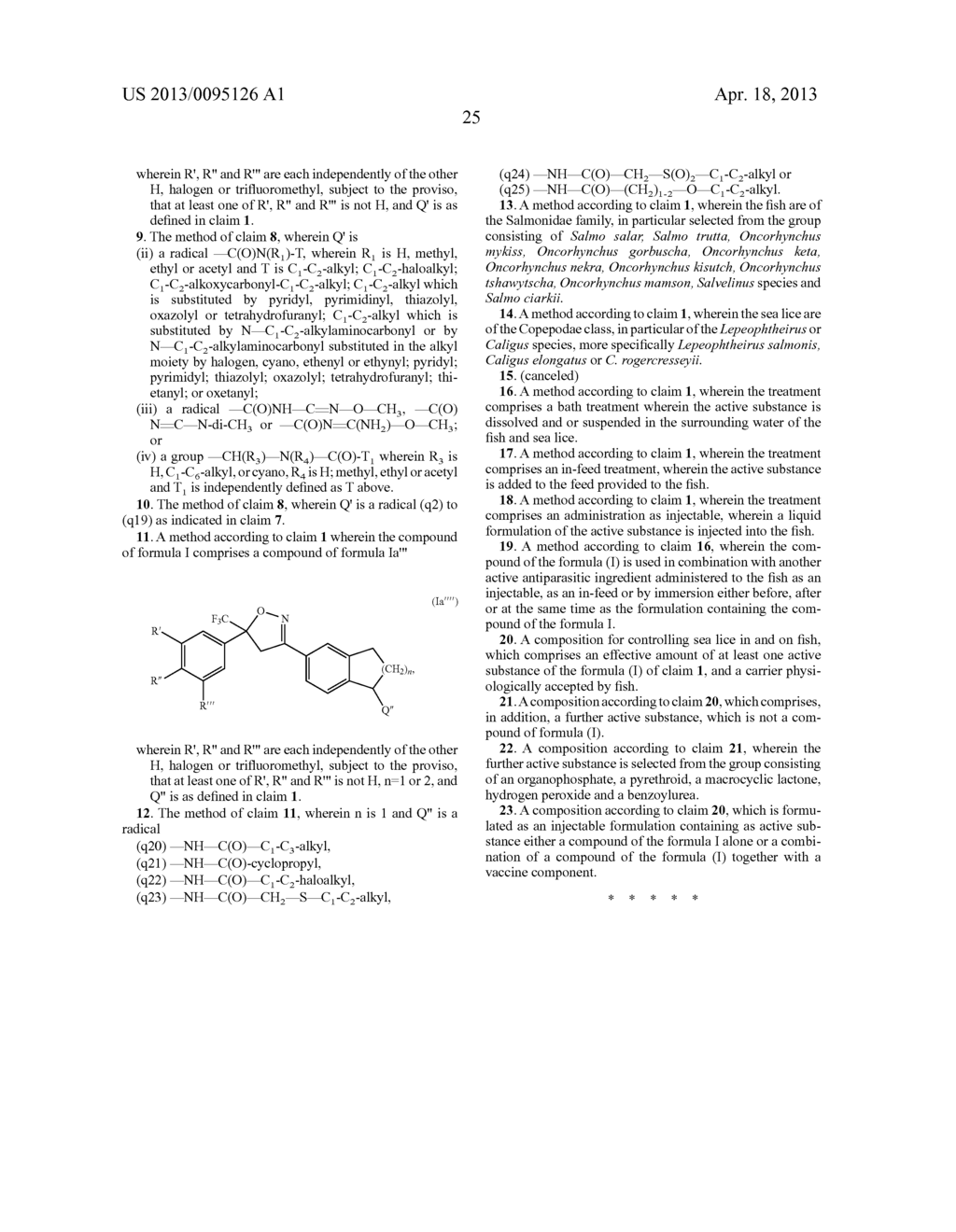 USE OF SUBSTITUTED HETEROCYCLIC COMPOUNDS TO CONTROL SEA LICE ON FISH - diagram, schematic, and image 26