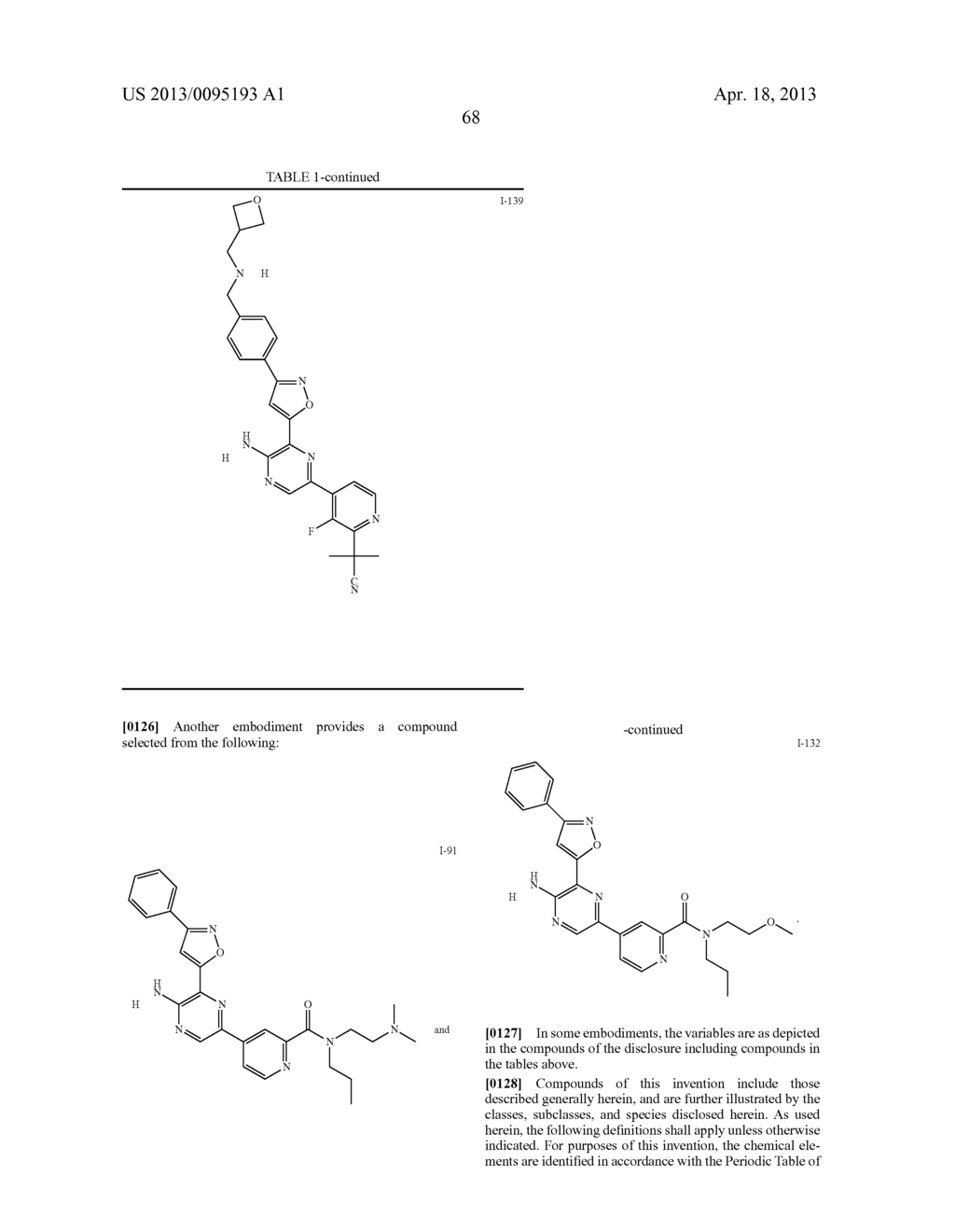 COMPOUNDS USEFUL AS INHIBITORS OF ATR KINASE - diagram, schematic, and image 71