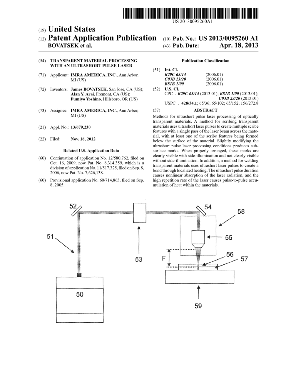 TRANSPARENT MATERIAL PROCESSING WITH AN ULTRASHORT PULSE LASER - diagram, schematic, and image 01