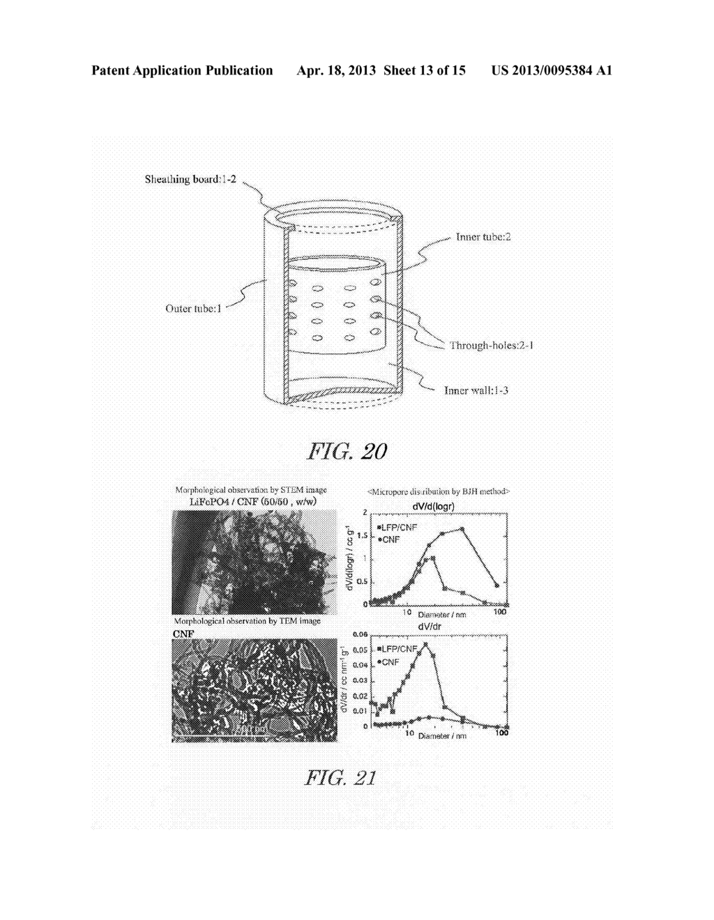 COMPOSITE OF METAL OXIDE NANOPARTICLES AND CARBON, METHOD OF PRODUCTION     THEREOF, ELECTRODE AND ELECTROCHEMICAL ELEMENT EMPLOYING SAID COMPOSITE - diagram, schematic, and image 14