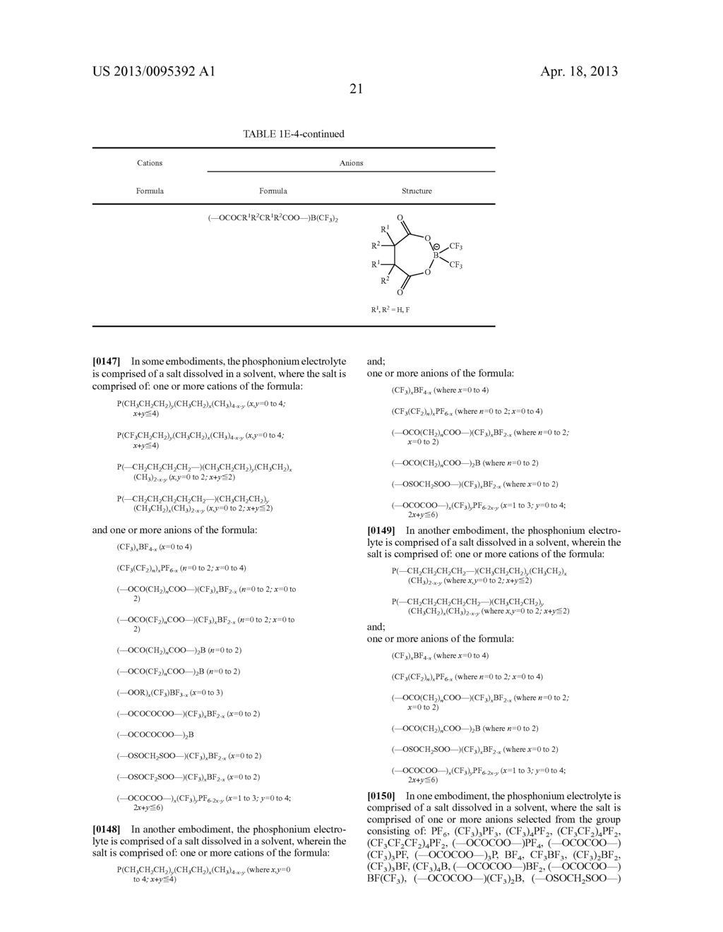 Electrolyte Compositions, Methods Of Making And Battery Devices Formed     There From - diagram, schematic, and image 74