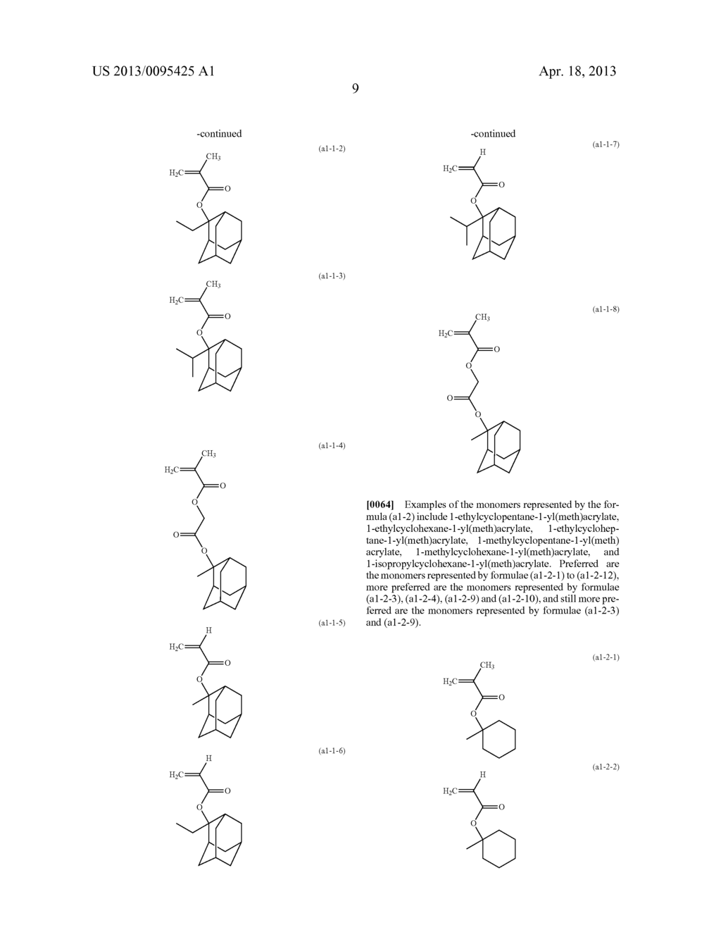 PHOTORESIST COMPOSITION - diagram, schematic, and image 10