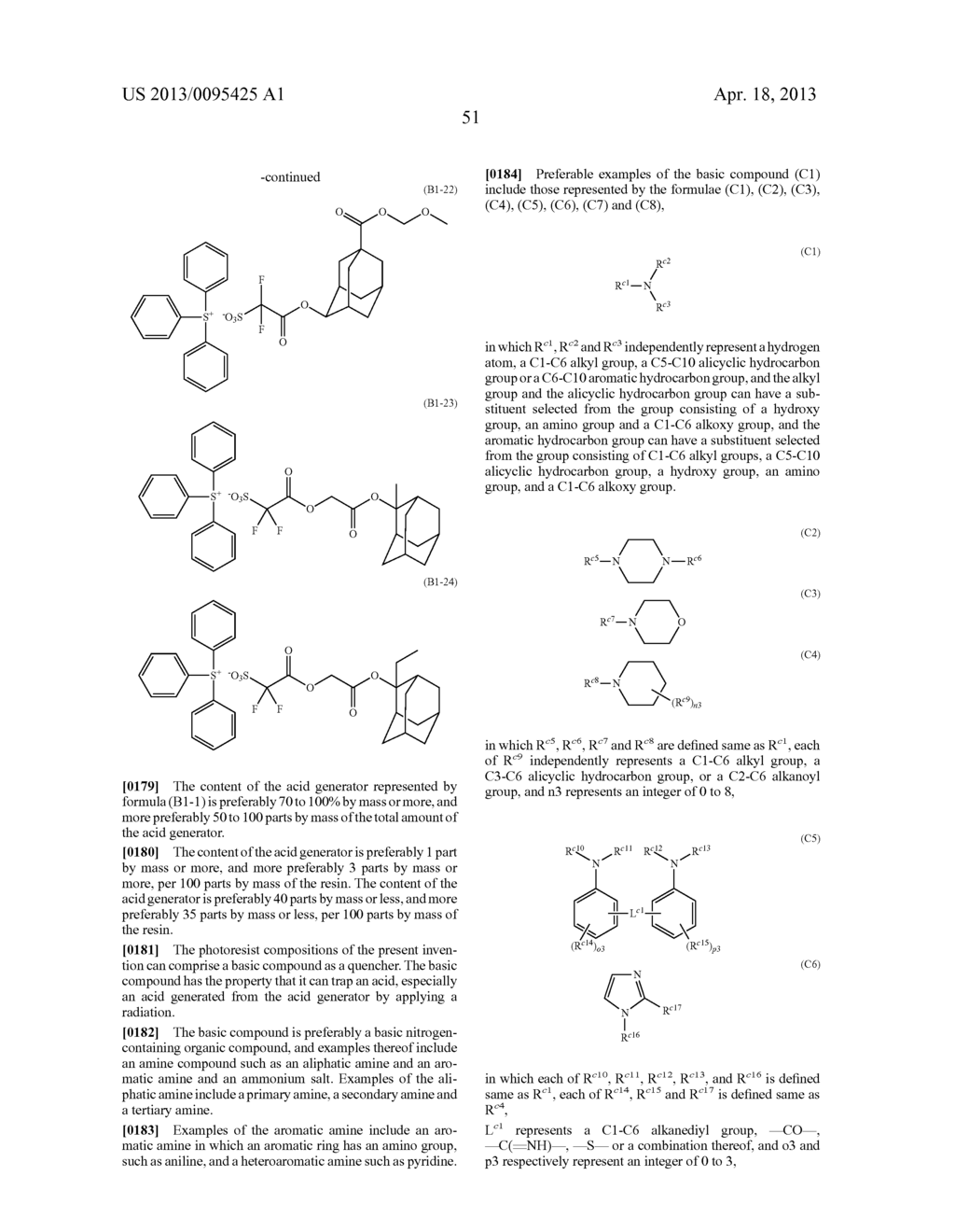 PHOTORESIST COMPOSITION - diagram, schematic, and image 52