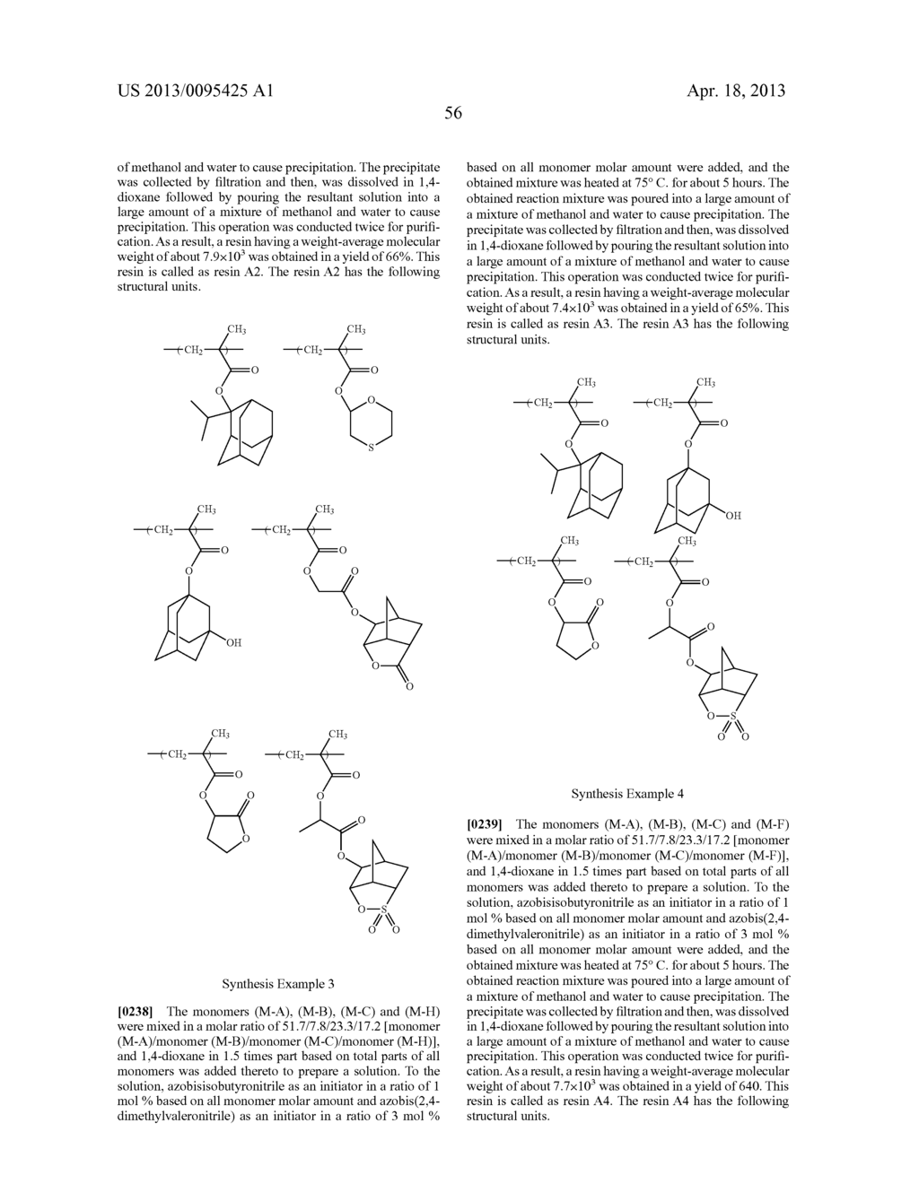 PHOTORESIST COMPOSITION - diagram, schematic, and image 57