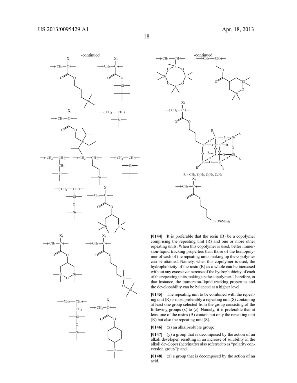 ACTINIC-RAY- OR RADIATION-SENSITIVE RESIN COMPOSITION AND METHOD OF     FORMING PATTERN USING THE SAME - diagram, schematic, and image 19