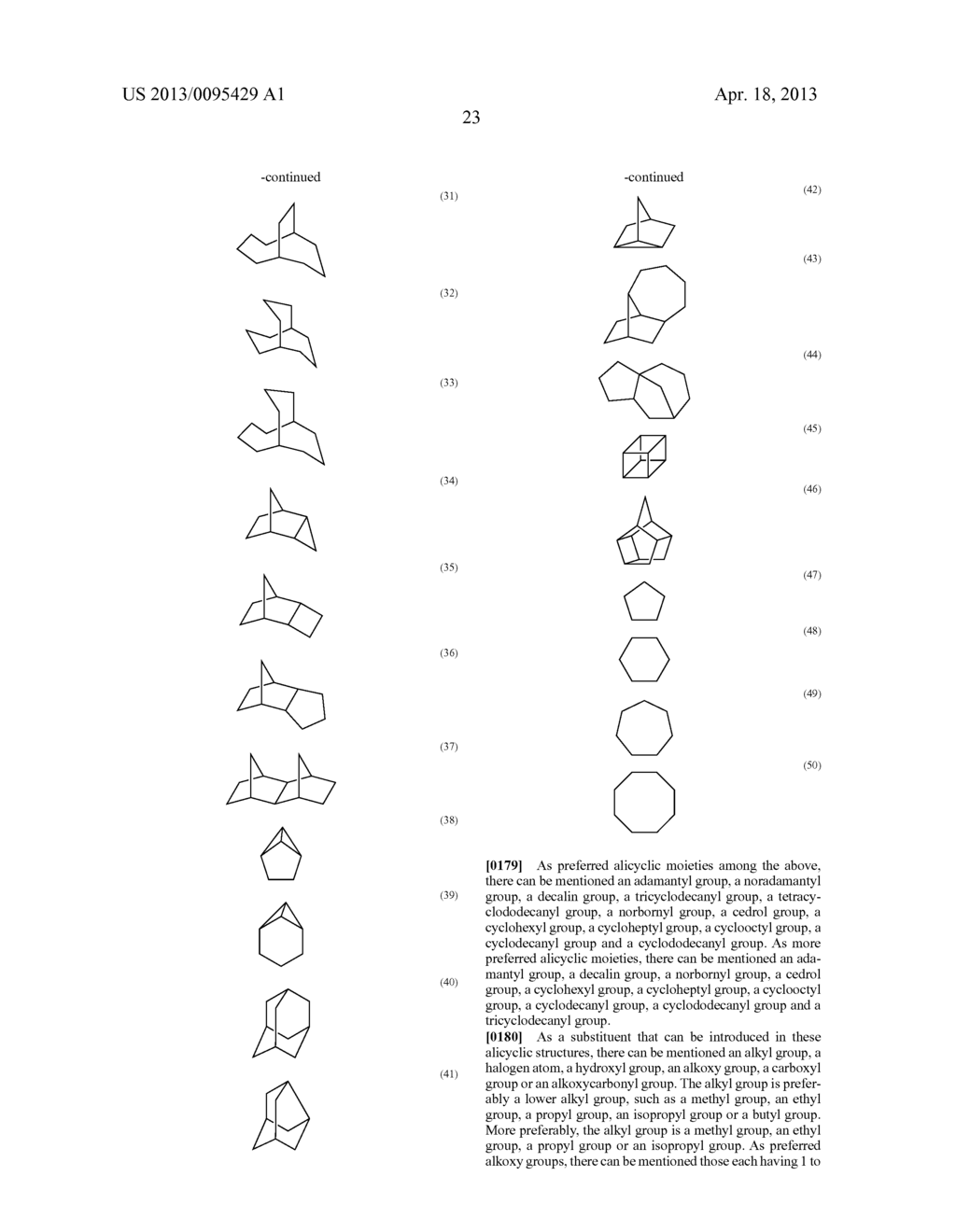 ACTINIC-RAY- OR RADIATION-SENSITIVE RESIN COMPOSITION AND METHOD OF     FORMING PATTERN USING THE SAME - diagram, schematic, and image 24