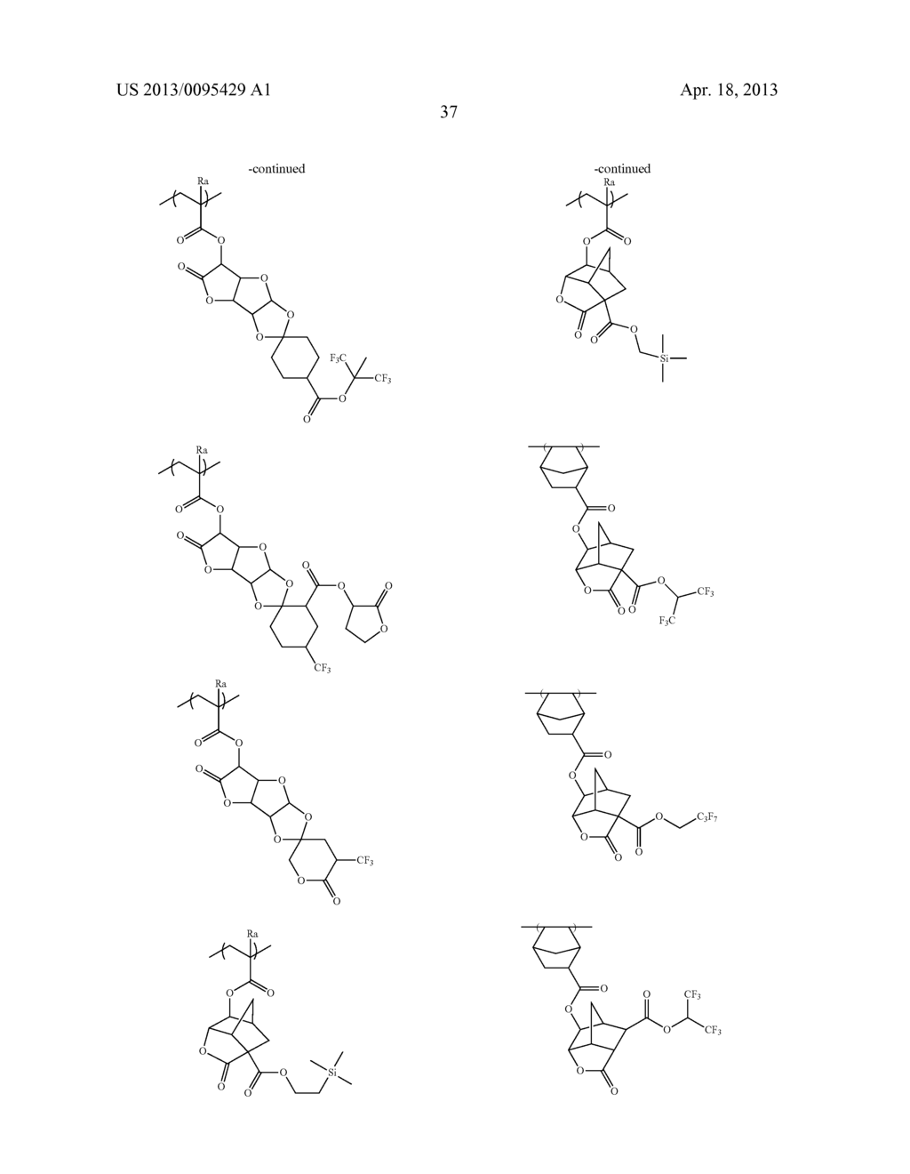 ACTINIC-RAY- OR RADIATION-SENSITIVE RESIN COMPOSITION AND METHOD OF     FORMING PATTERN USING THE SAME - diagram, schematic, and image 38